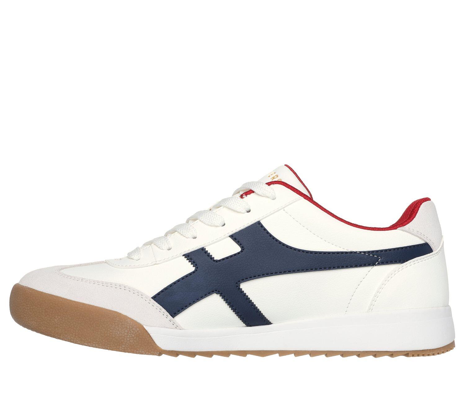Hommes ZINGER MANZANILLA TOTALE Sneaker Blanc / Bleu marine / Rouge 4/5