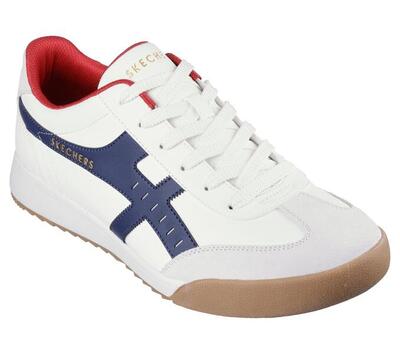 Skechers heren zinger manzanilla totale sneakers marineblauw / wit