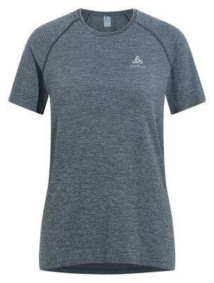 Odlo essentials naadloos korte mouw trui blauw