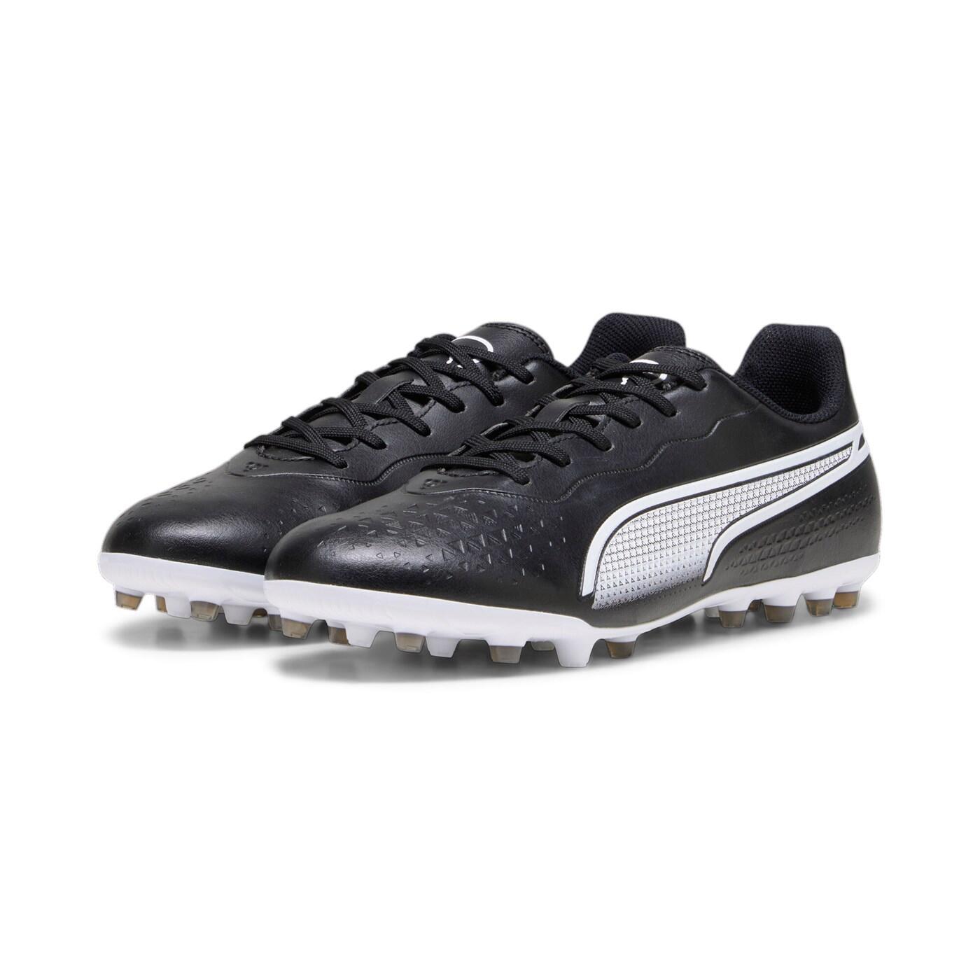 Chuteiras masculinas Puma King match preto 3/4