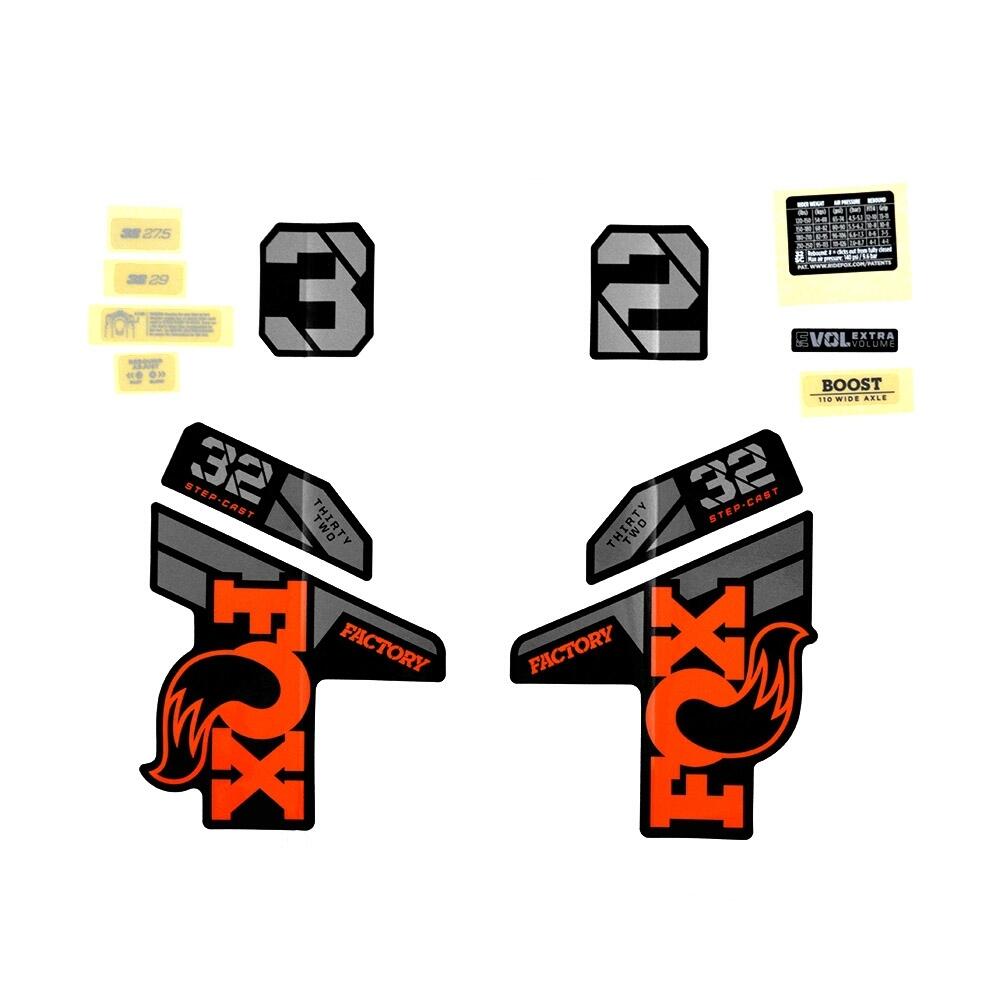 Decal kit Fox 2021, 32 SC, F-S, Logo, Fork