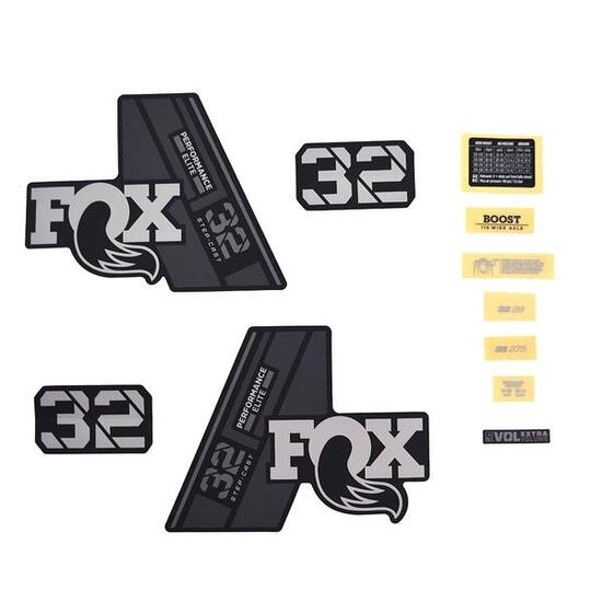 Kit di decalcomanie Fox 2021 32 SC P-Se Logo Fork
