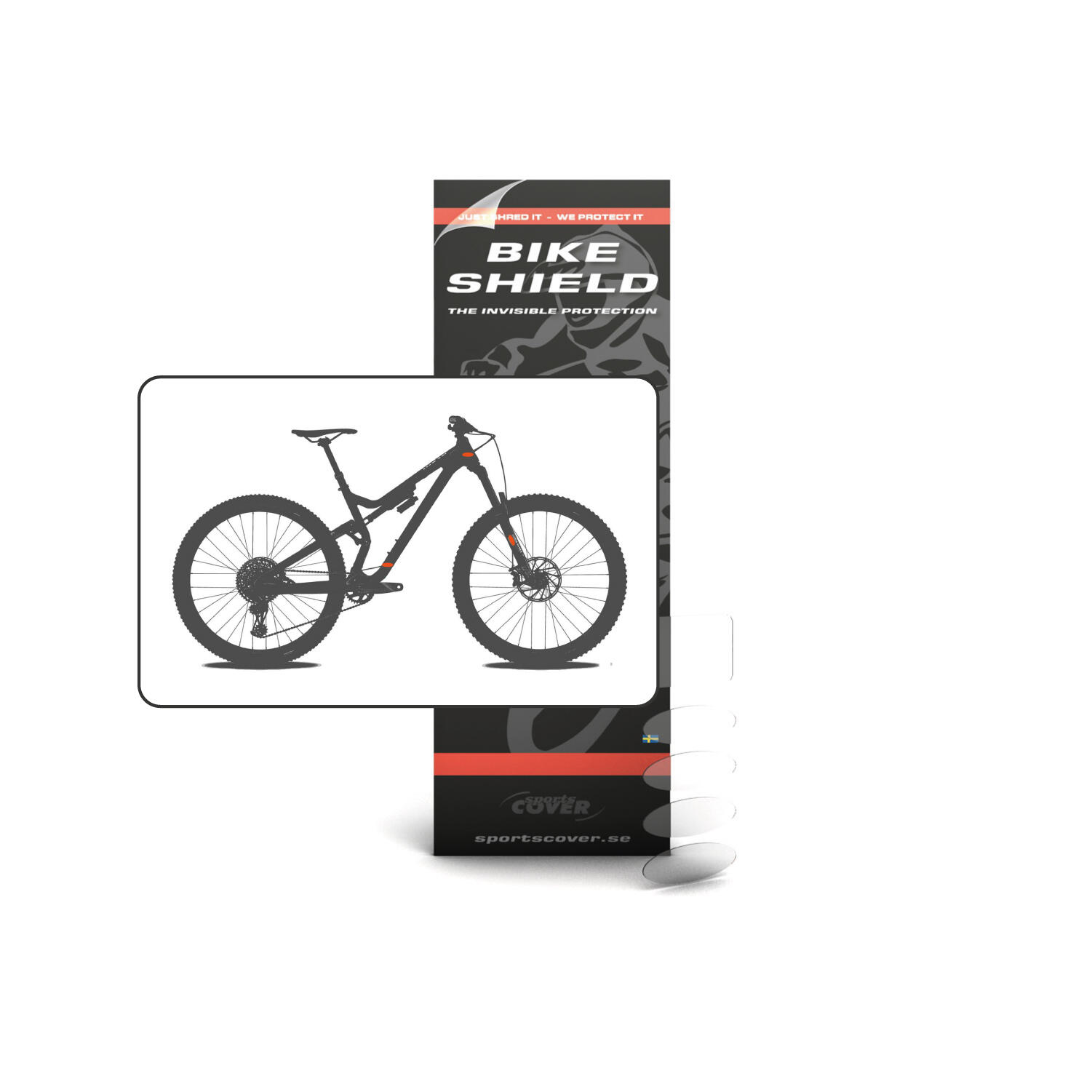 Bikeshield frame kabel bescherming Cable shield matte 2/5