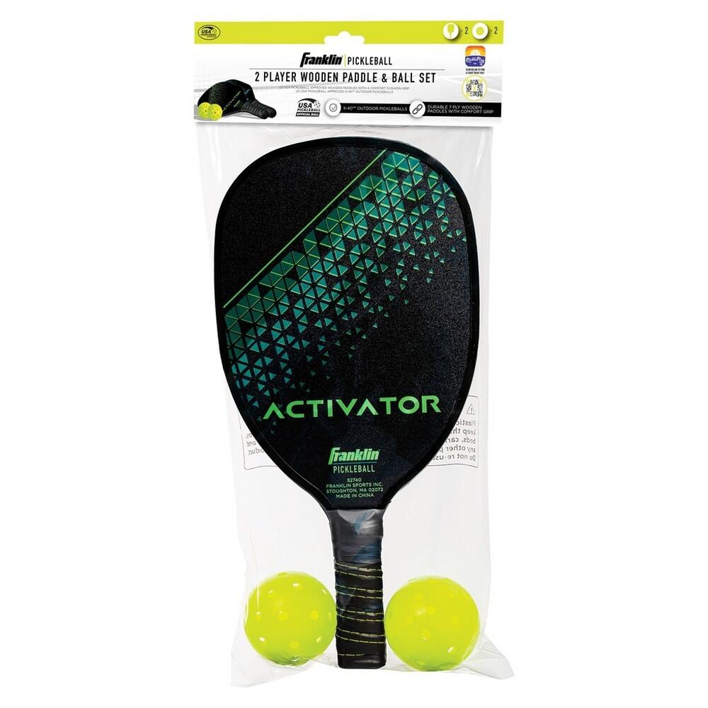 Activator Pickleball Paddle and Ball Set (Black) 2/4
