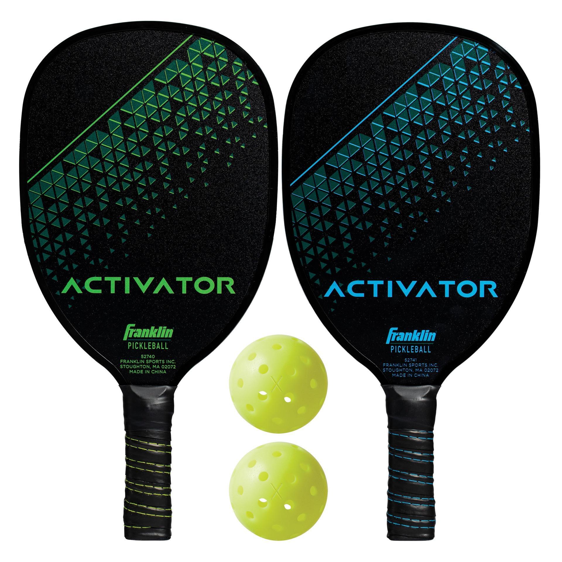 FRANKLIN Activator Pickleball Paddle and Ball Set (Black)