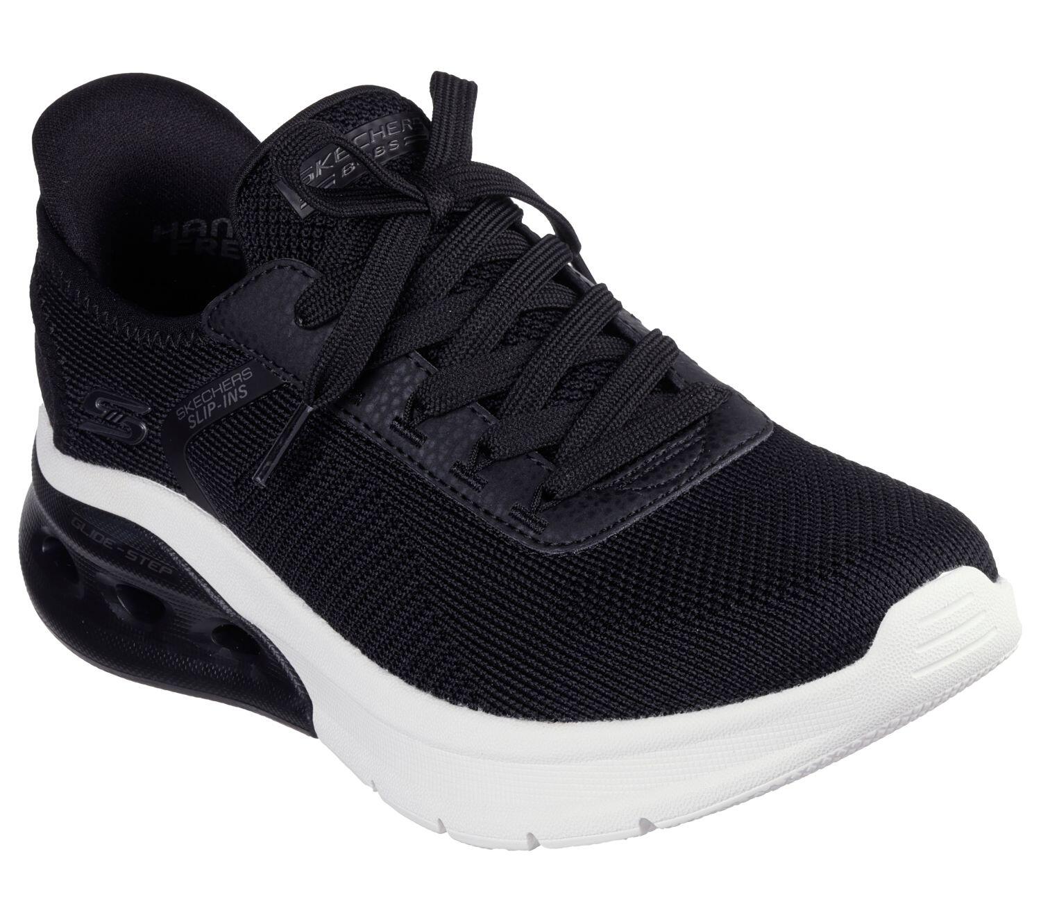 Calçado skechers bobs arc waves 2.0 -, preto, mulheres