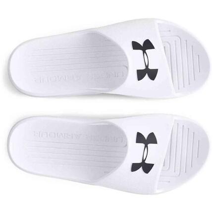 Tongs Under armour modèle 3021286-100 pour unisexe