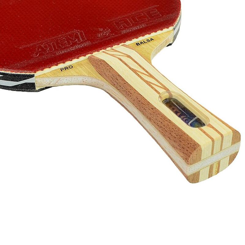Raquette De Pingpong BALSA (Noir / Rouge)
