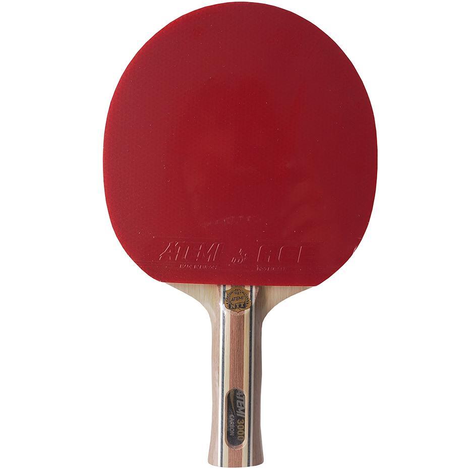 ATEMI 3000 Pro Anatomisch Tafeltennisbatje (Rood/zwart)