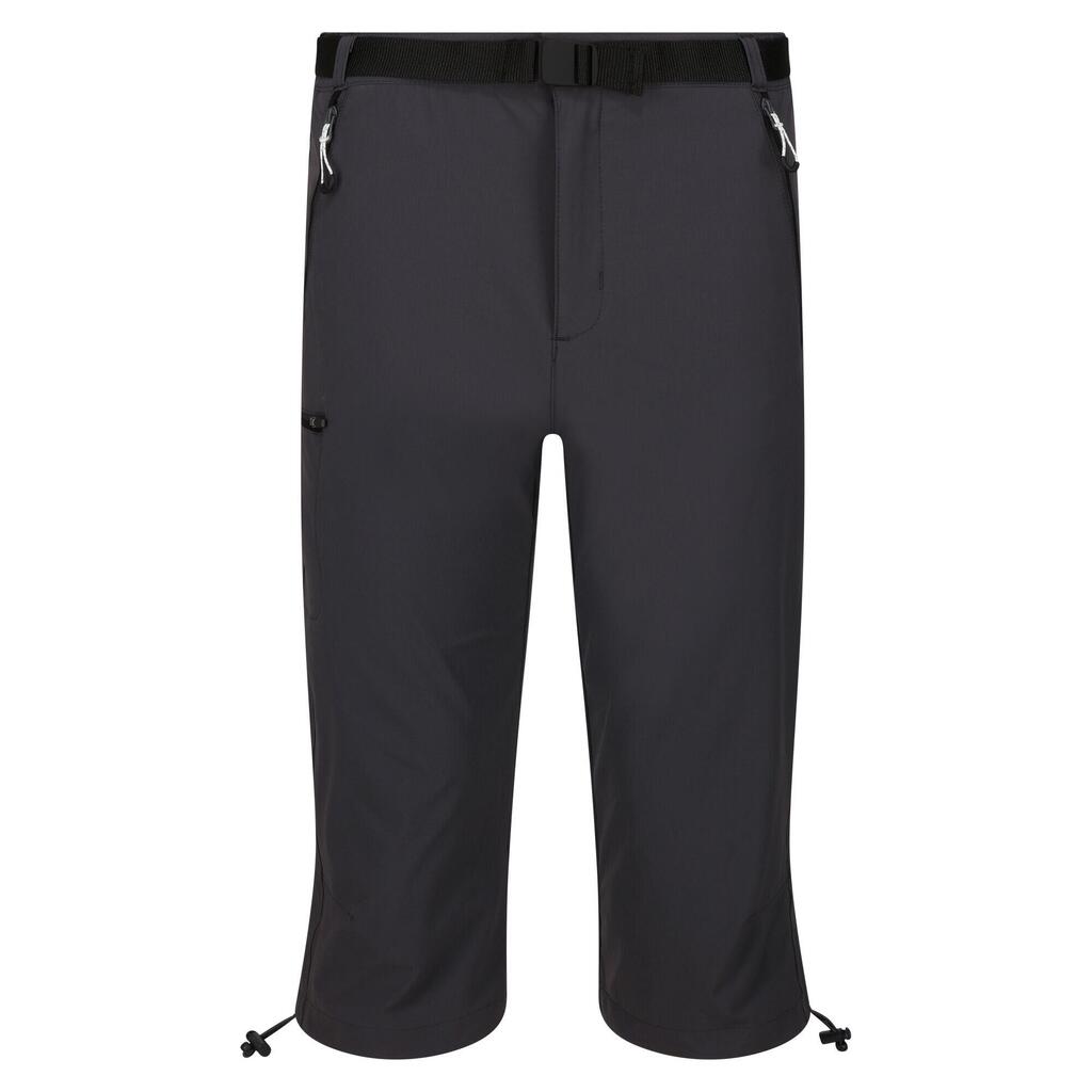Mens Xert Stretch III Stretch Active Capri Shorts (Seal Grey)