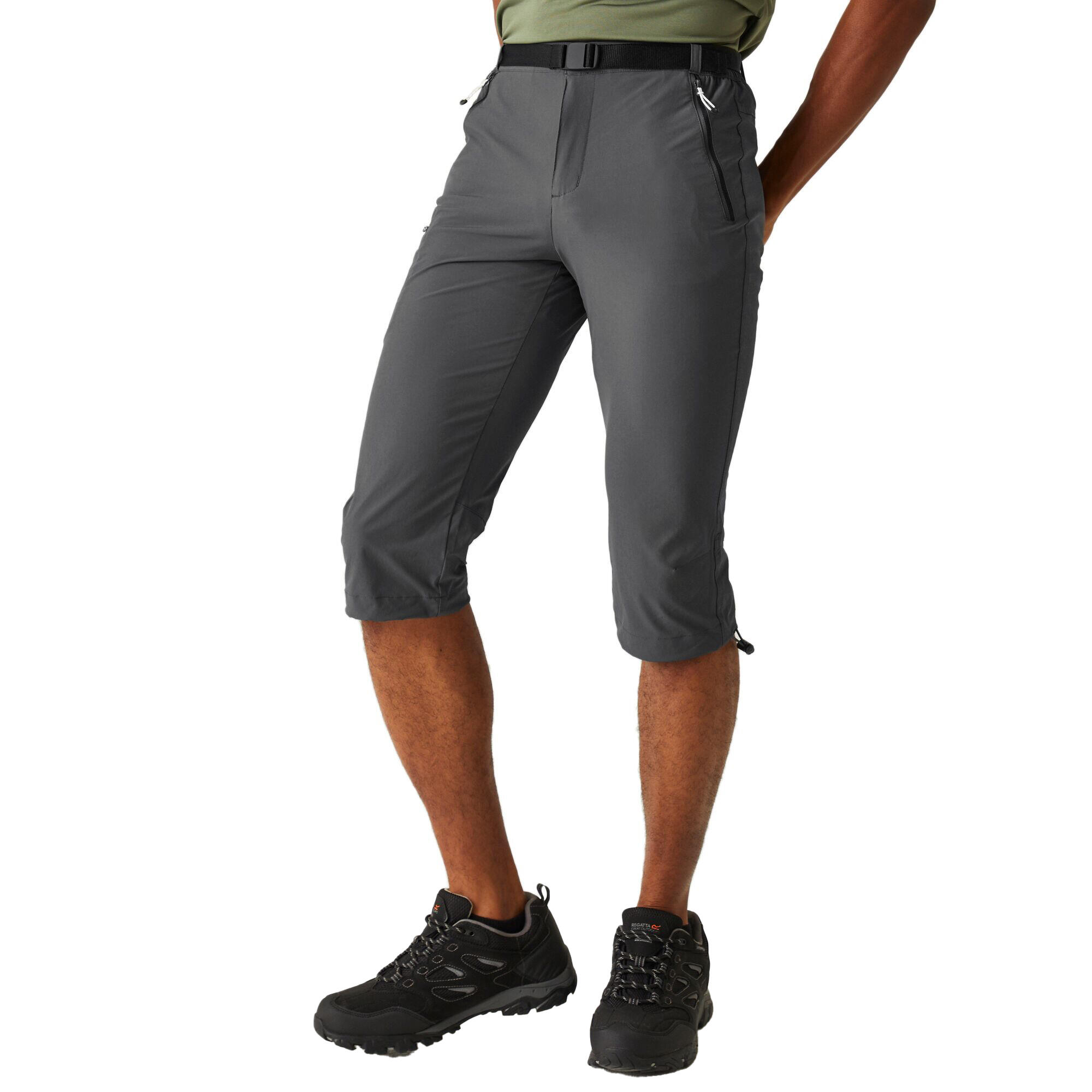 Pantaloncini Capri Active Uomo Regatta Xert Stretch III Grigio Foca 4/5