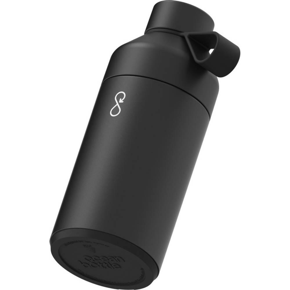 Vacuum Insulated 750ml Water Bottle (Solid Black) 3/3