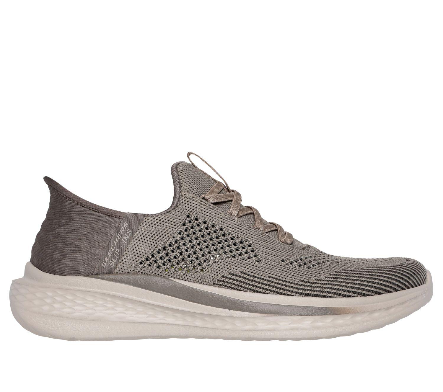 Męskie SLADE QUINTO Slip-On Khaki / Brązowy 5/5