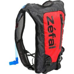 Zéfal- Z Hydro Race - Noir & Rouge Sac à Dos d'hydratation + Poche à Eau 1.5L