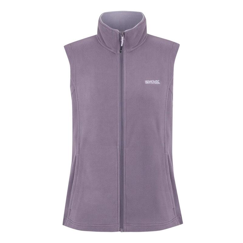 Veste Polaire Sans Manches SWEETNESS Femme (Lilas / Vanille Clair)