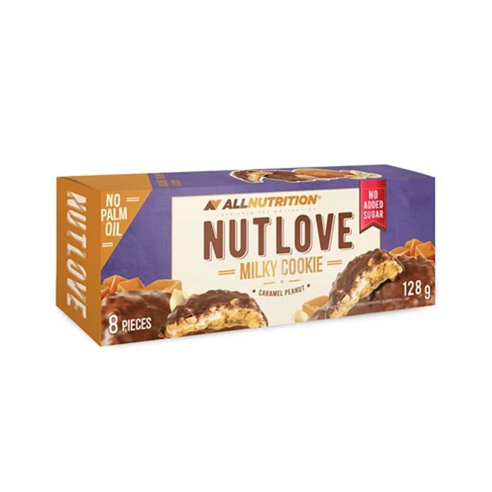 ALLNUTRITION Proteïne Koekjes - Nutlove Melkkoekje (128g) - Pinda Karamel