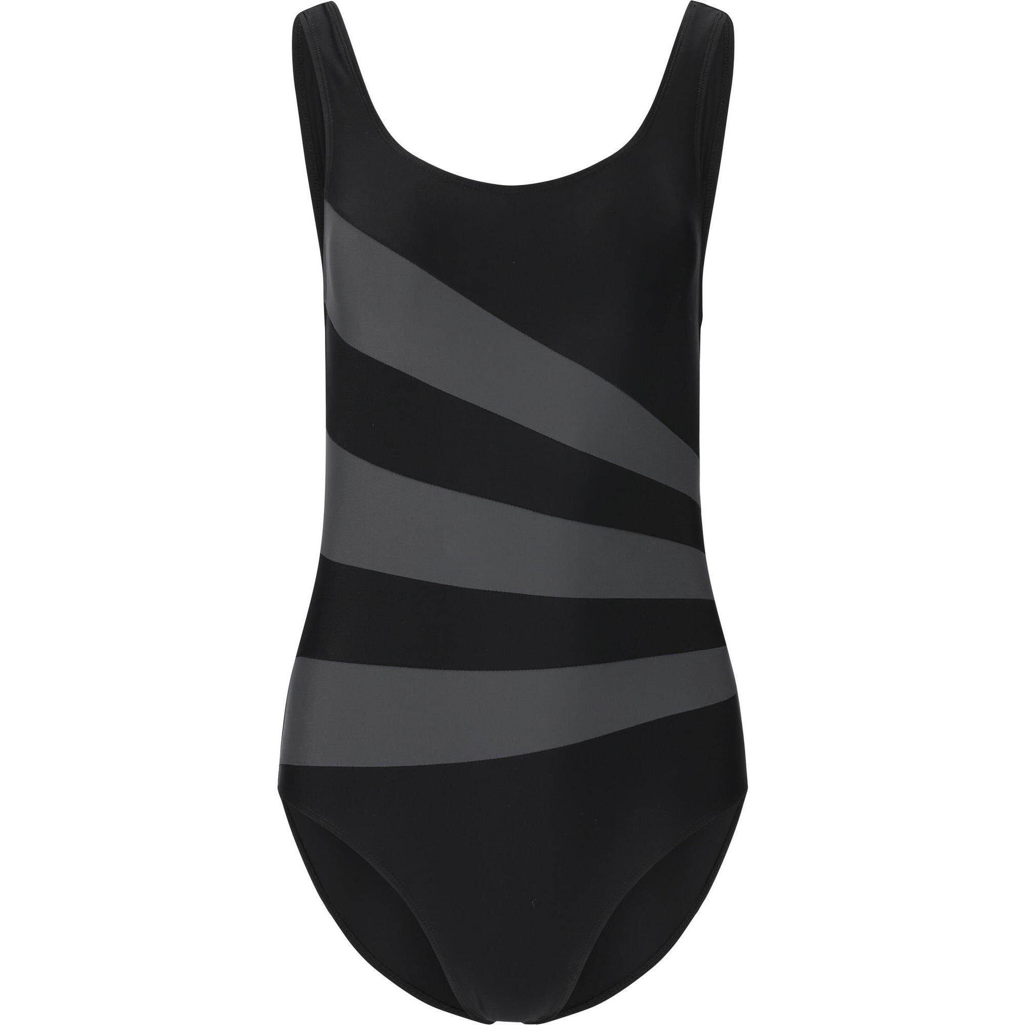 Cruz - Badeanzug Winny - Maillot De Bain 1 Pièce - Gris|noir - Decathlon