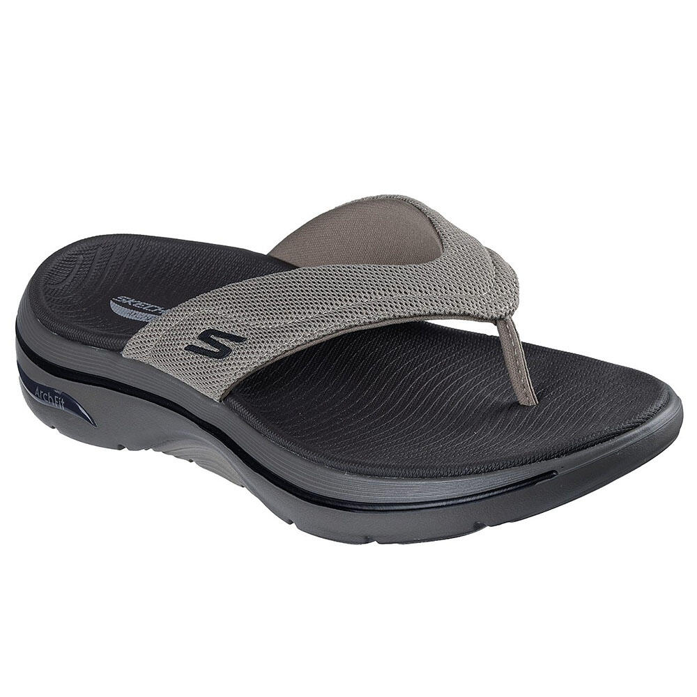 Skechers Men Arch Fit On-The-Go Walking Sandals 229307-BRN Goga Mat