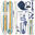 Paddle Gonflable Adulte Accessoires Premium, HUIIKE, Blanc, Haute Stabilité