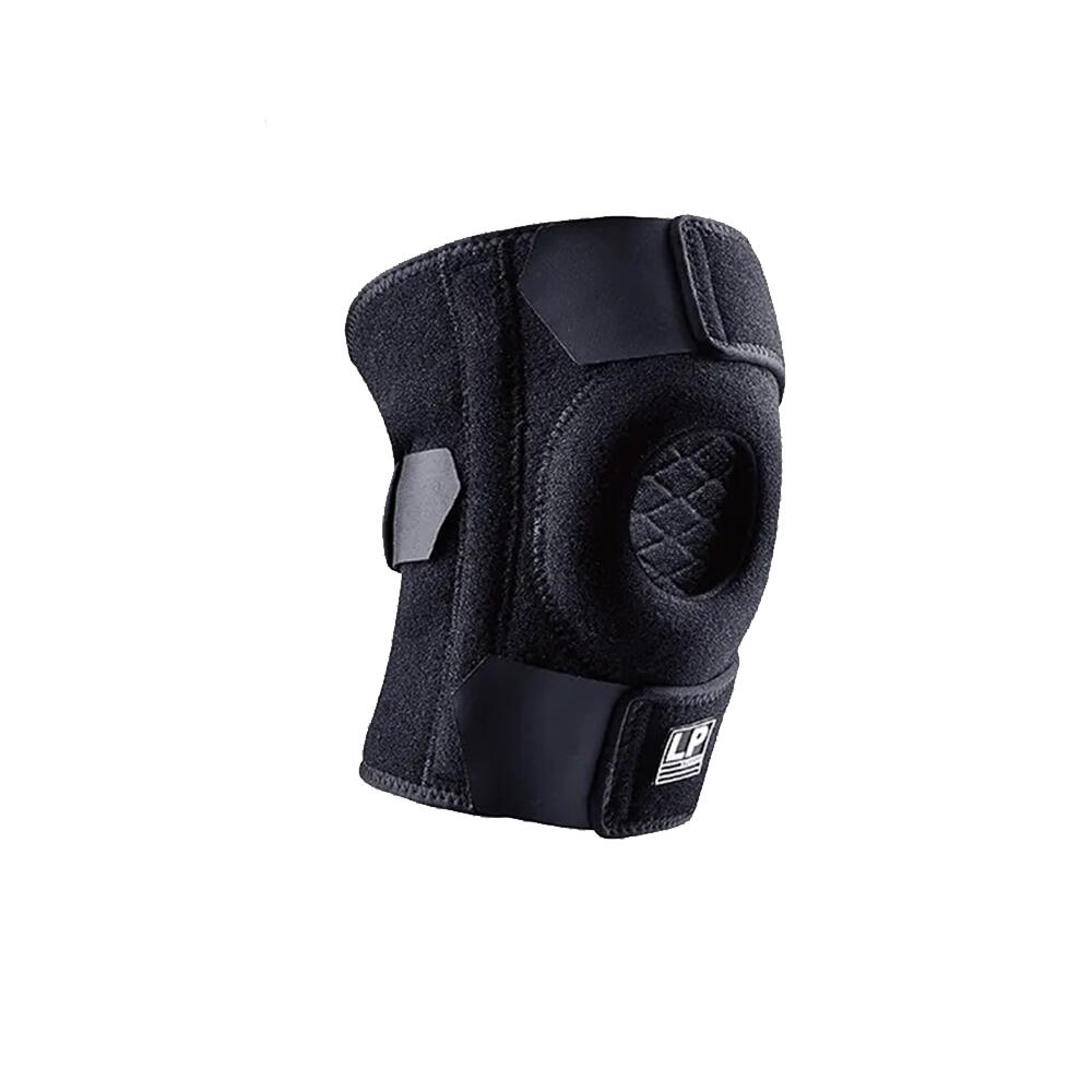 高透氣彈簧支撐型護膝黑