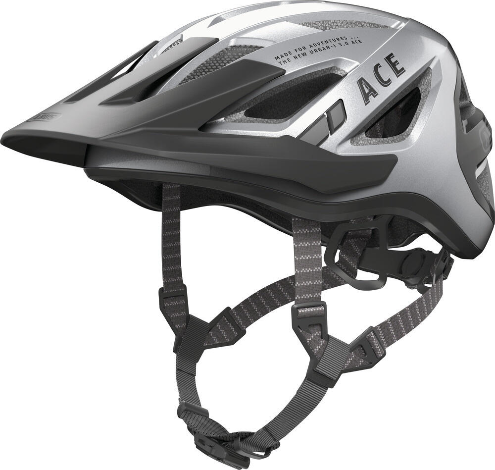 Casque Abus Urban-I 3.0 ACE vélo argent M 52-58cm 4/7