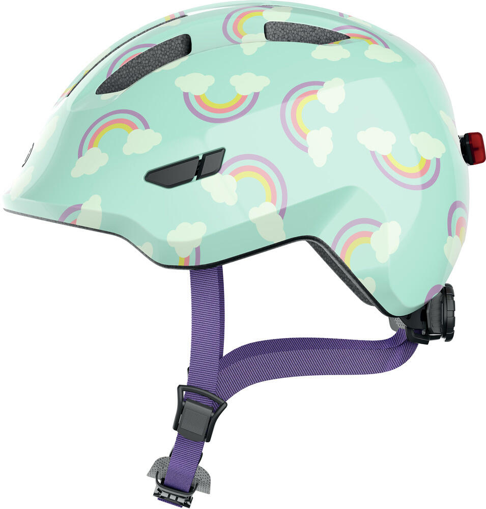 ABUS Kinderhelm "Smiley 3.0 LED" blauwe regenboog 7/7