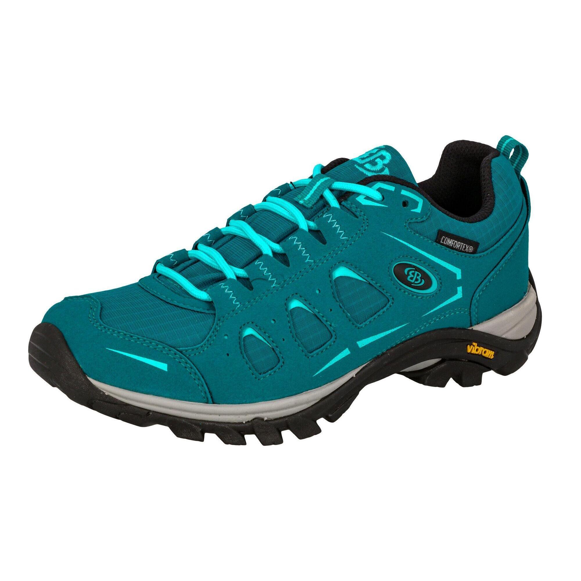 Brütting - Chaussure De Randonnée Imperméable Et Respirant Femmes Brütting Mount Frakes Low - Chaussures De Sport - Noir|vert - 37 - Decathlon