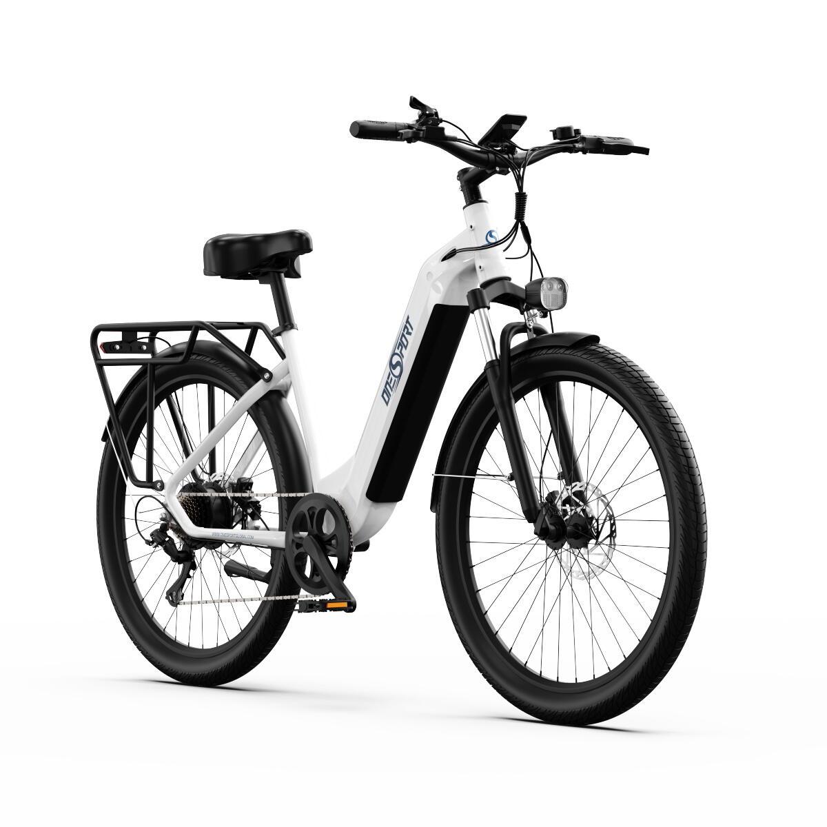 Bicicleta elétrica urbana ONESPORT OT05, bateria de 250 W, 36 V e 18,2 Ah, 27,5'