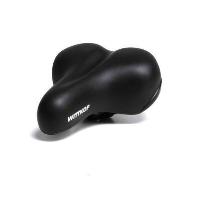 Wittkop gel fietszadel - zwart - waterdicht