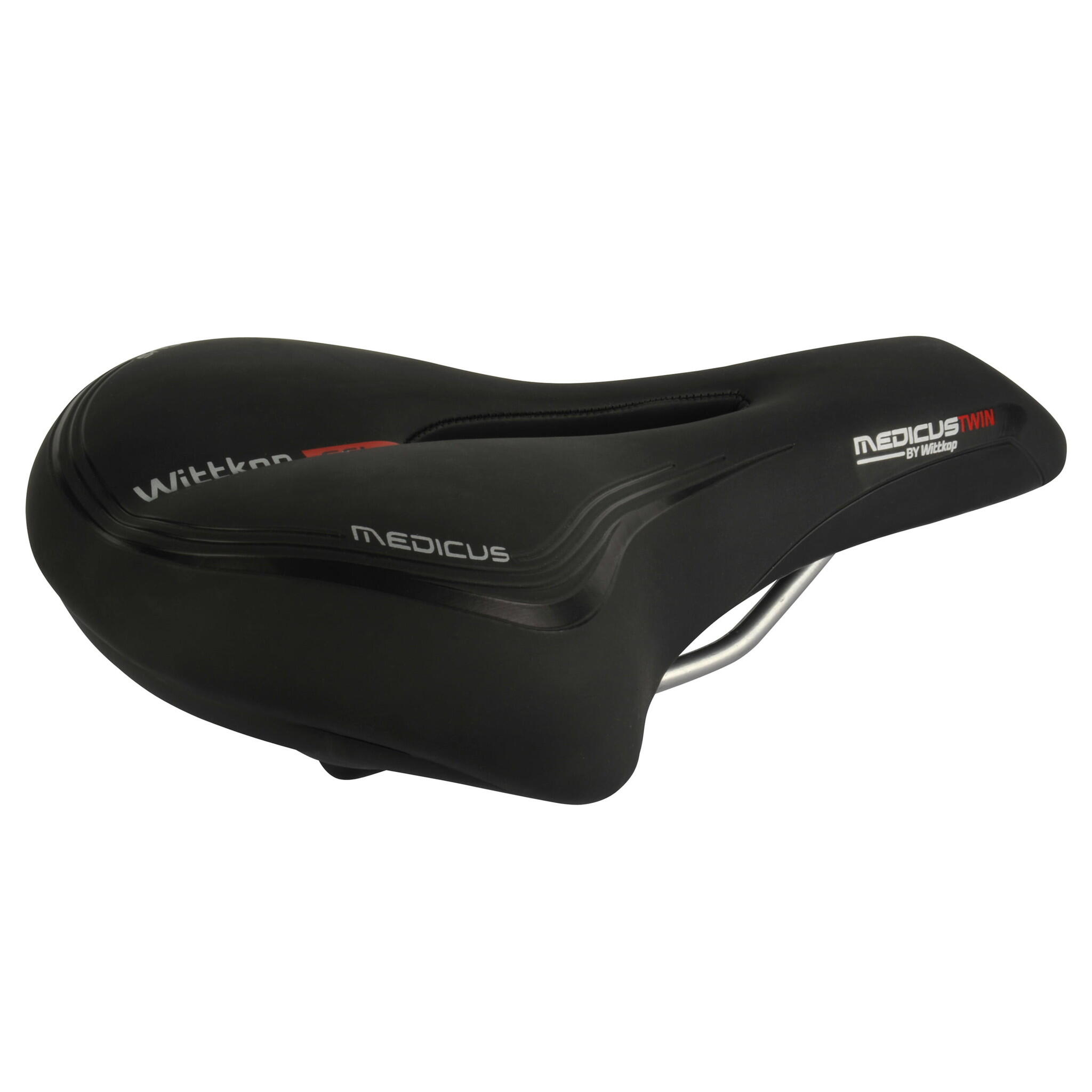 Medicus 1.0 Fietszadel - Heren Trekking Zadel - Zwart 4/7