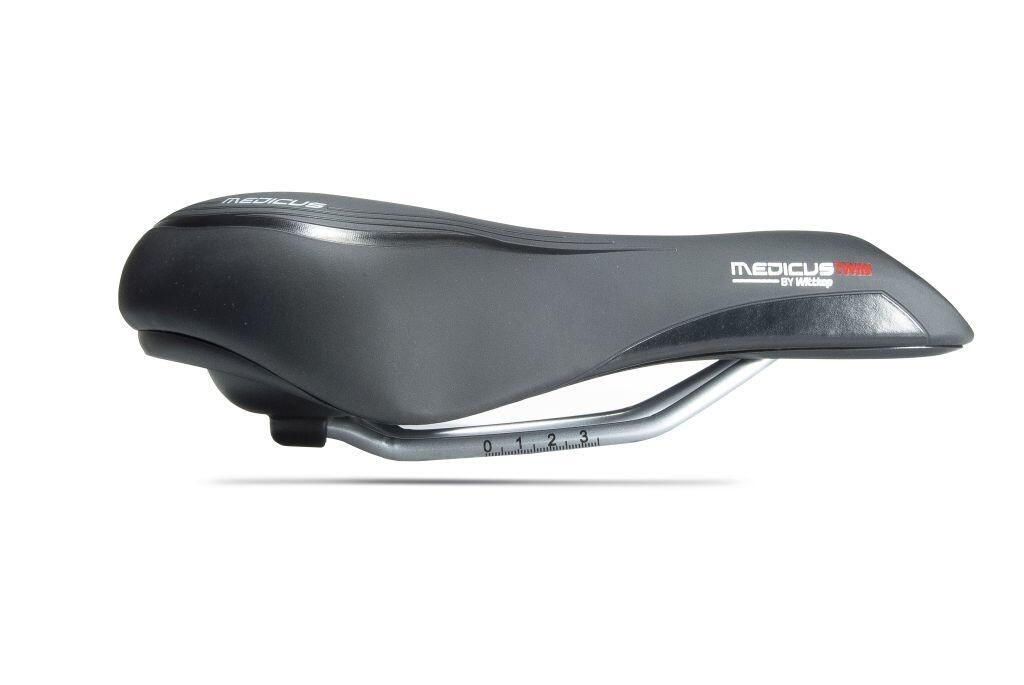 Medicus 1.0 Fietszadel - Heren Trekking Zadel - Zwart 2/7