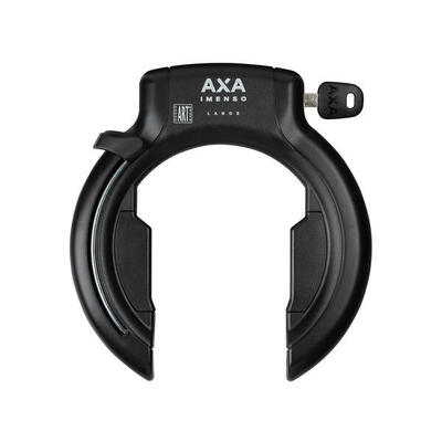 Axa Imenso Großes Fahrradschloss Schwarz