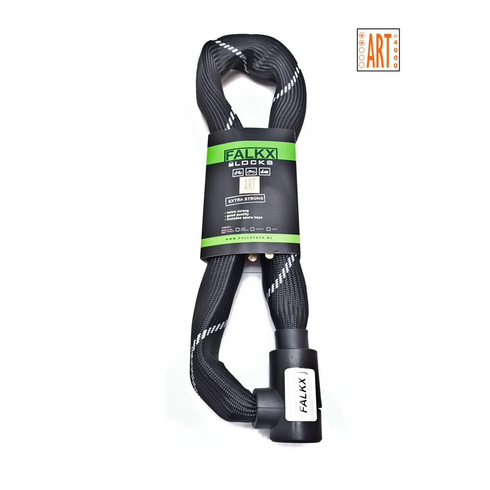 Falkx Kettingslot - Art2 Goedgekeurd - 110 CM - Zwart 3/5