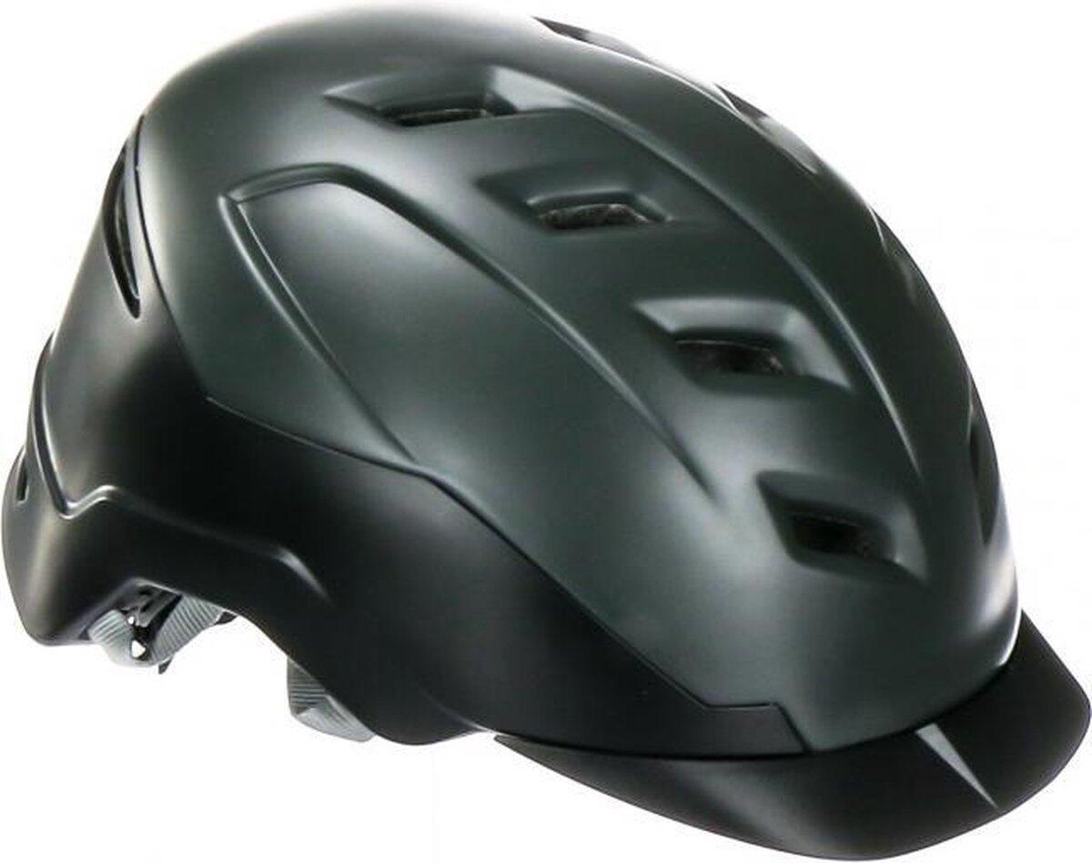 Casco E'City M (54-59Cm) - Negro / Gris Oscuro Mate 3/7