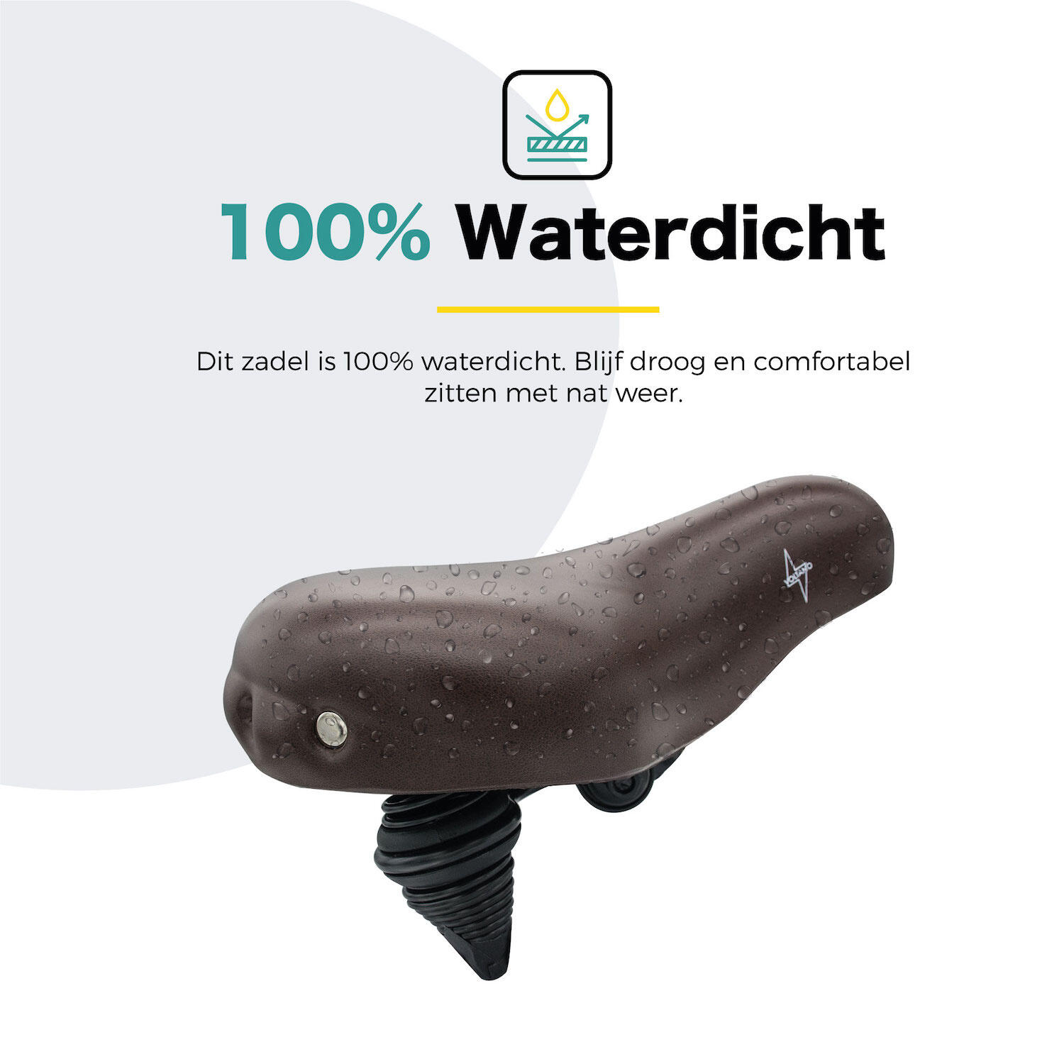 Voltano Drifter Fietszadel 2.0 - Donkerbruin Zadel 3/7