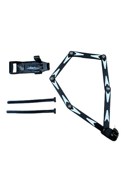 Falkx Vouwslot ART2 - Zwart - 95CM - Met Framehouder 3/7