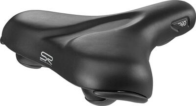 Selle royal rio plus city fietszadel - unisex zadel - zwart