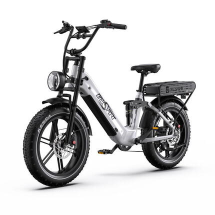 Vélo électrique ONESPORT OT08 PRO, freins hydrauliques, tout-terrain.