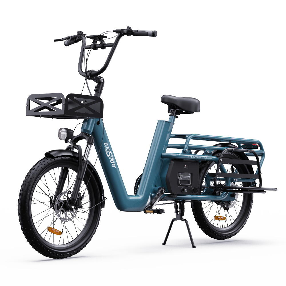 ONESPORT OT01 Electric Cargo Bike with 20x2.6 Tires for Urban Delivery