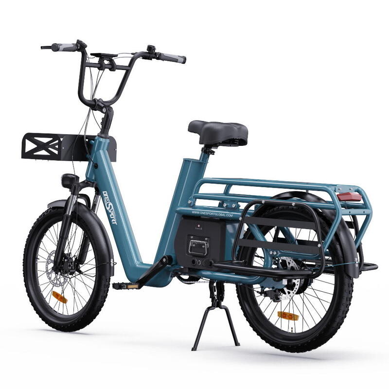 Vélo cargo électrique ONESPORT OT01 20 pouces, batterie 48 V 27 Ah