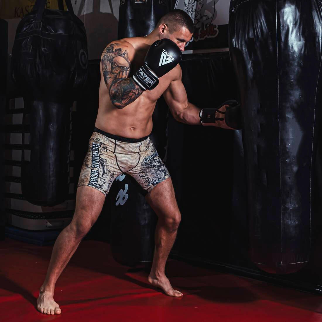 Rękawice bokserskie sparingowe DBX Bushido TAVER 3/7