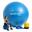Ballon d'exercice Yoga Resistánt Pilates Gonfleur Anti-crevaison 58 cm