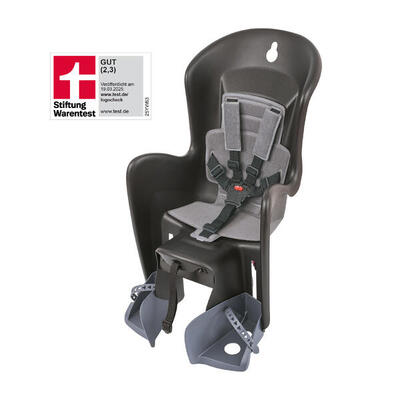 Kinderzitje achter bilby maxi - zwart/grijs - dragermontage (cfs)