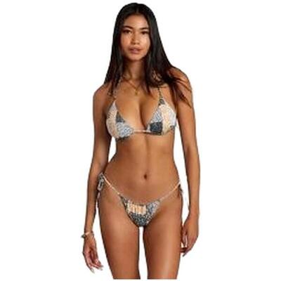 Bikini top rvca patchwork slide tri voor vrouwen
