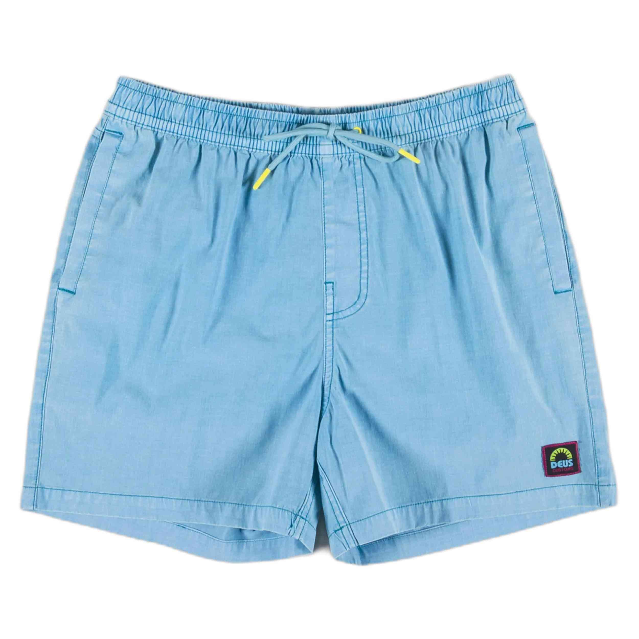 Deus Ex Machina - Maillot De Bain Deus Ex Machina Sandbar Acid Pour Unisexe - Maillot De Bain 1 Pièce - Bleu - Decathlon
