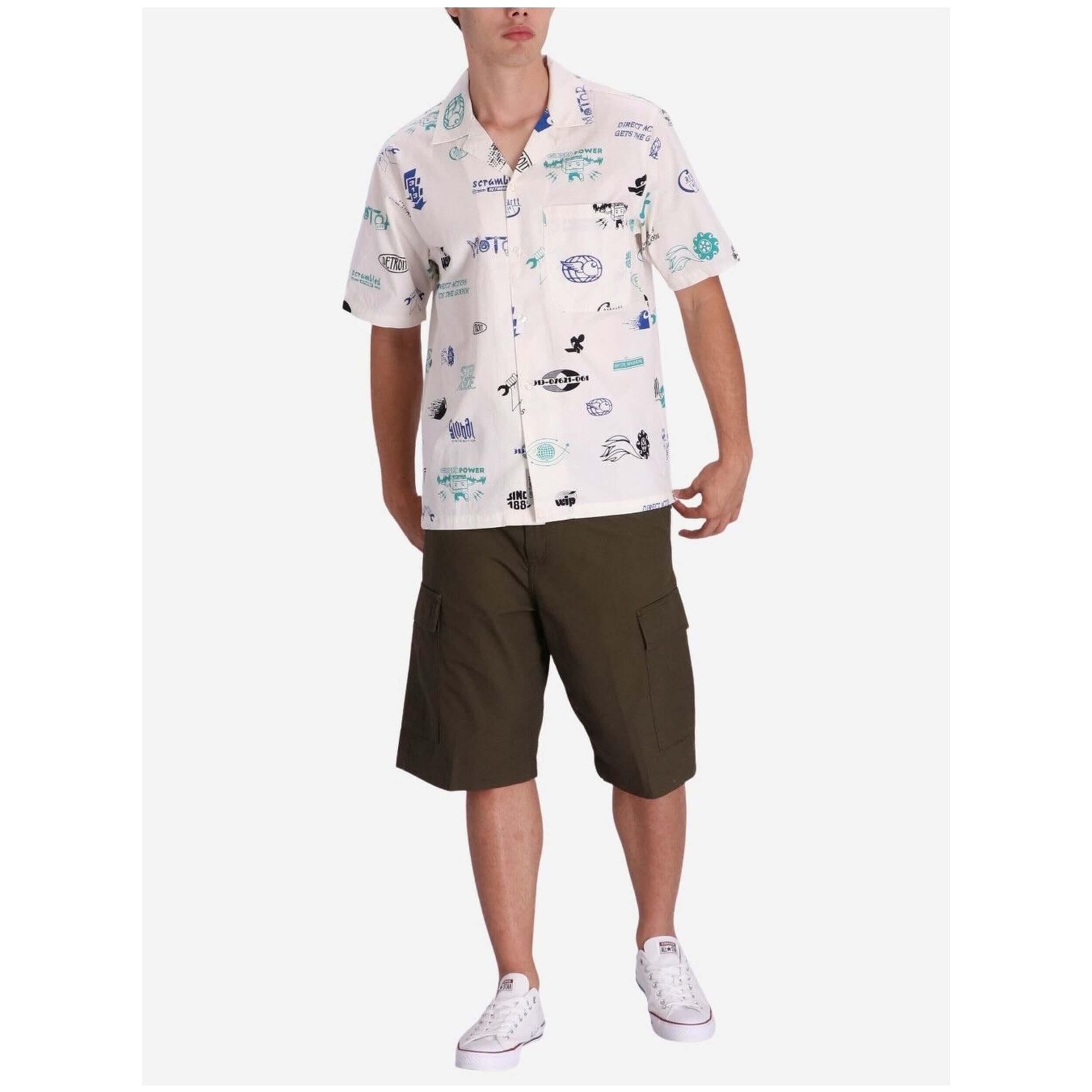 Calções Carhartt wip modelo I028246-6302 para homem 4/6