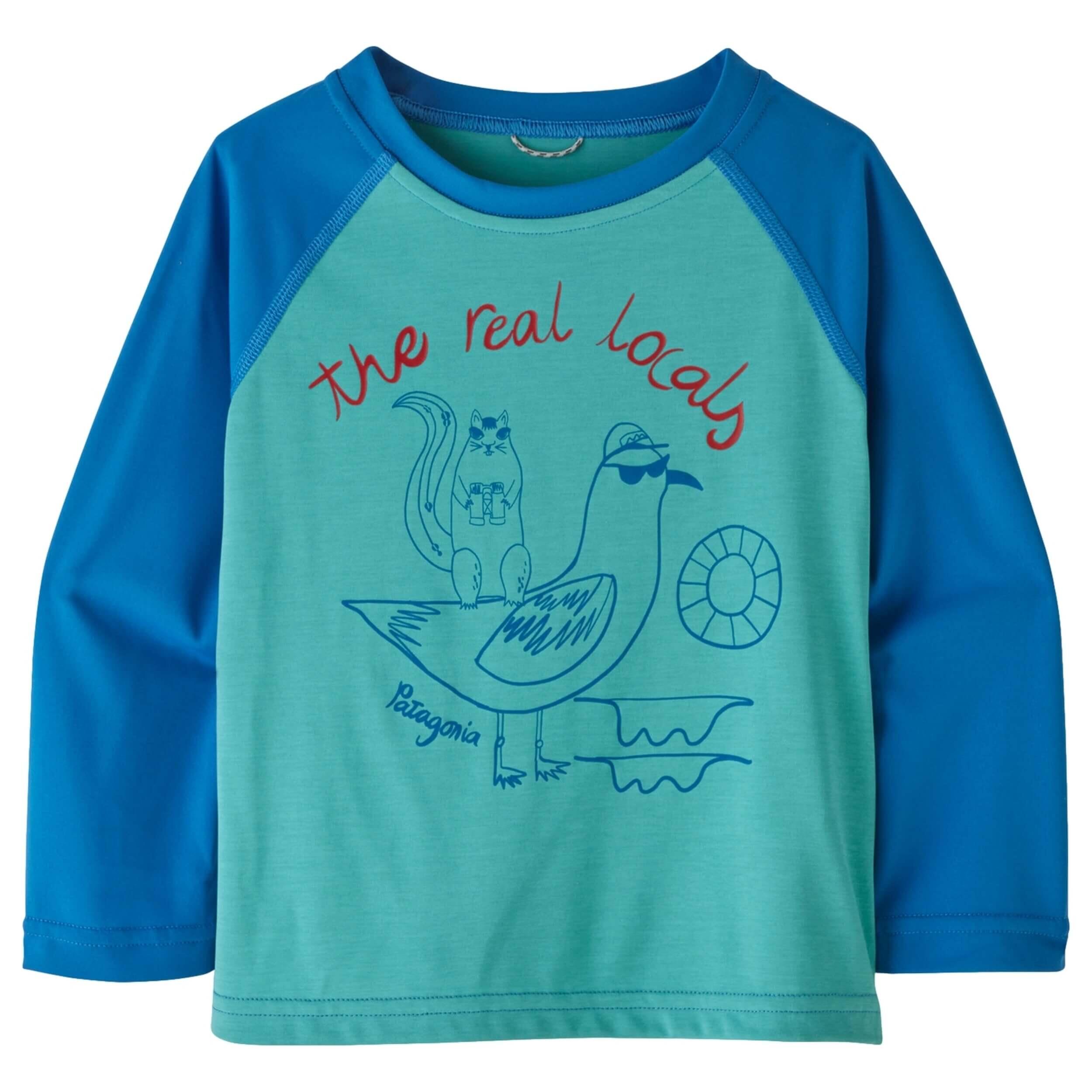 T-shirt à manches longues Patagonia modèle 61245-RLIX pour enfants 1/1
