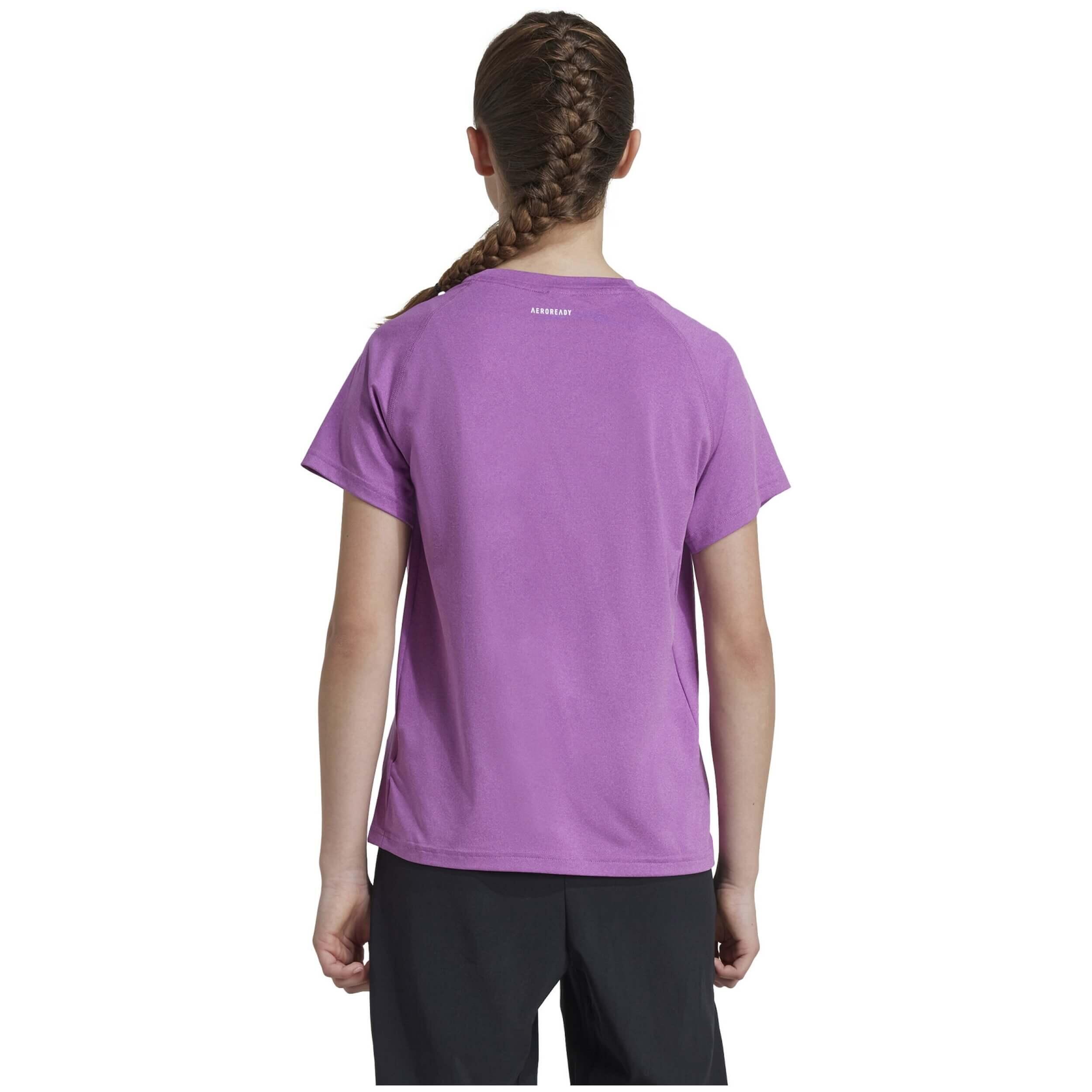 Maglia a maniche corte Adidas modello IX1690 per ragazze 3/3