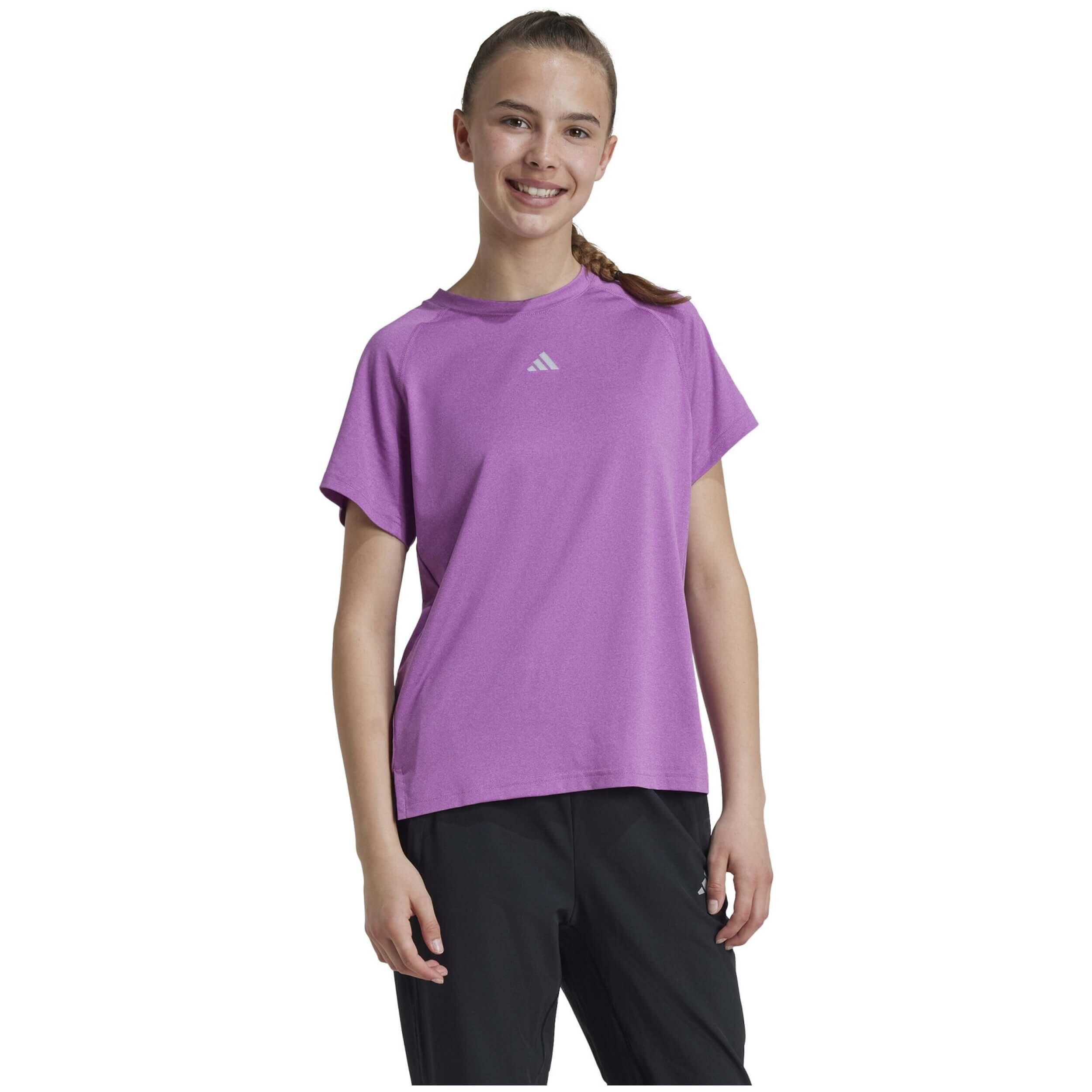 Maglia a maniche corte Adidas modello IX1690 per ragazze 2/3