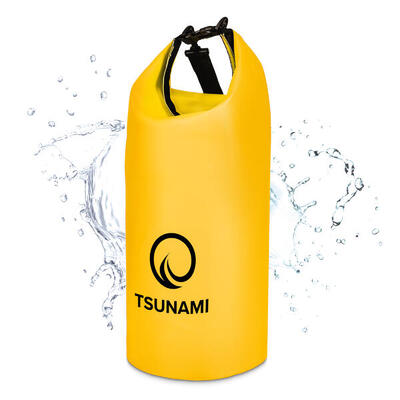Waterdichte tas dry bag watersport unisex tsunami duurzaam, roll-top 30l